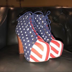 Jeffrey Campbell American flag lita